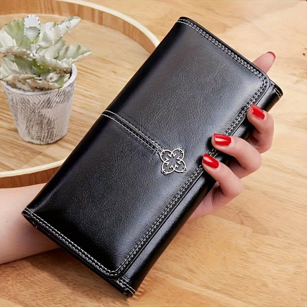 Women's Elegant Bifold Wallet Classic Everyday Organizer