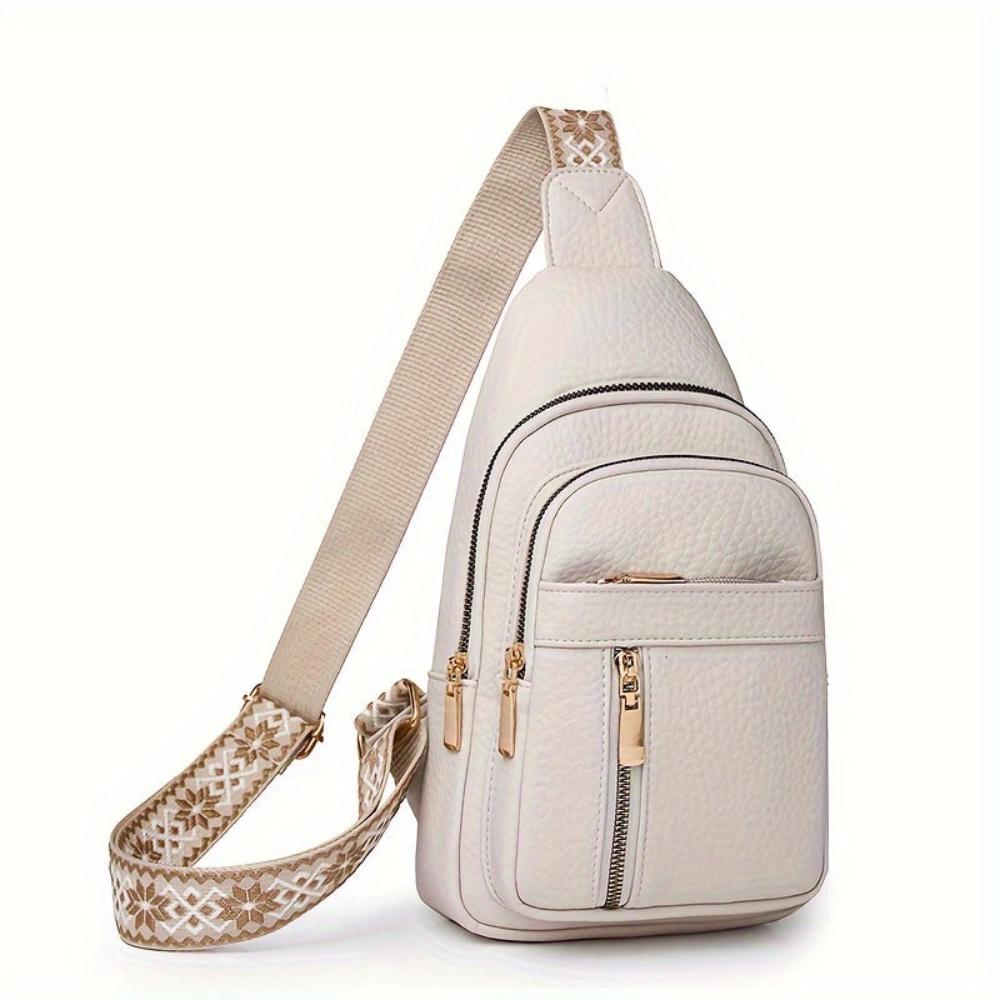 Women's Retro Chest Bag Crossbody Sling for Leisure and Everyday Use