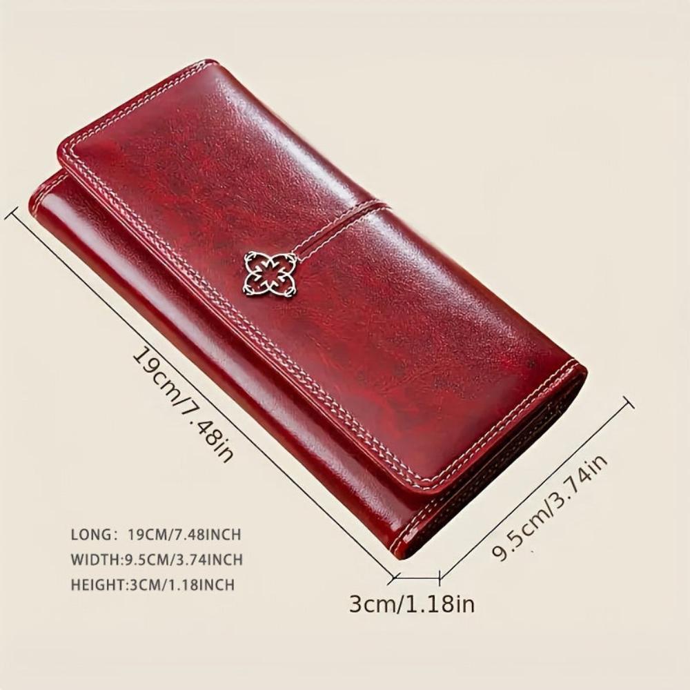 Women's Elegant Bifold Wallet Classic Everyday Organizer
