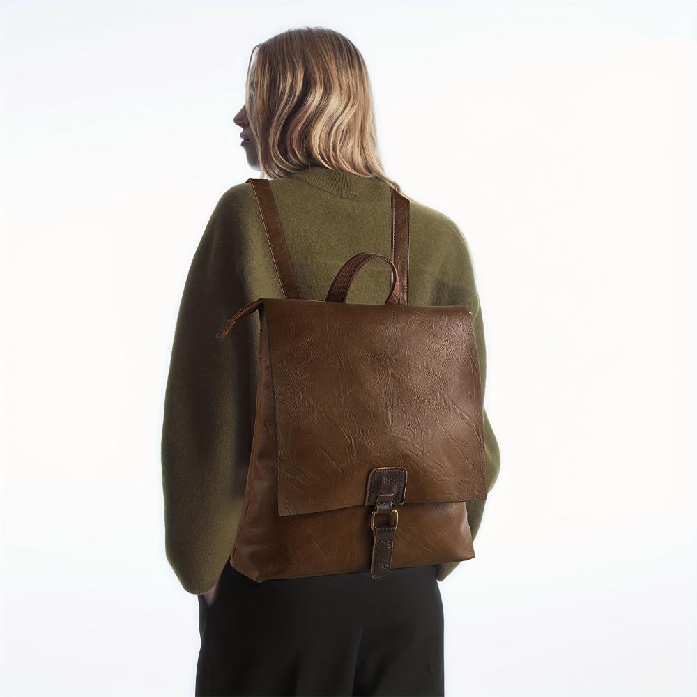 Women's Retro Convertible Backpack for Work, Shopping, and Daily Commute