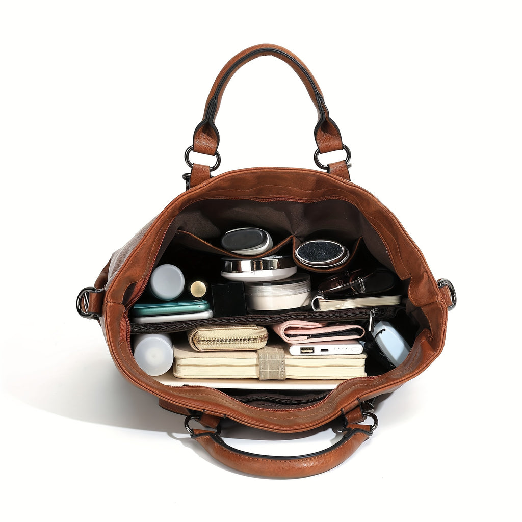 Women's Stylish Tote Bag with Removable Strap for Everyday Use