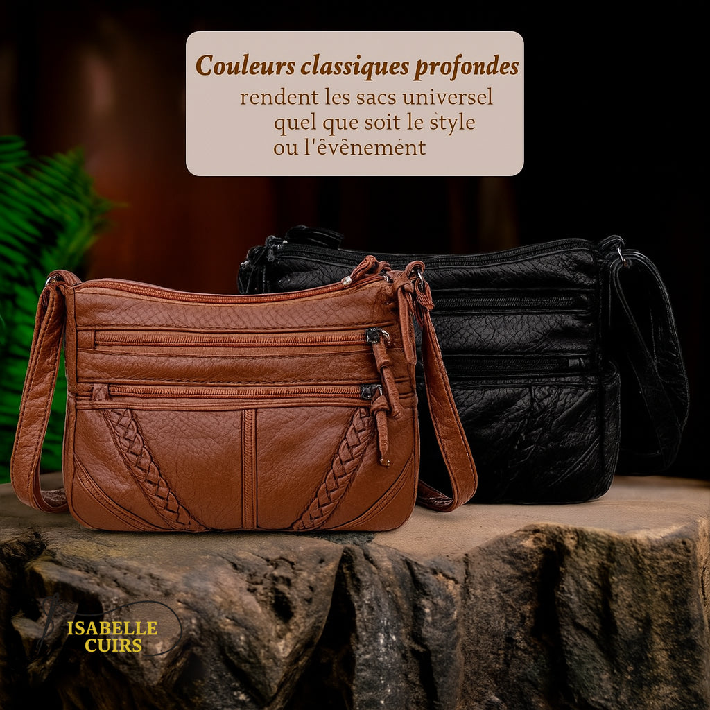 Women's Boho Crossbody Bag with Braided Detail – Everyday & Casual Chic Shoulder Purse