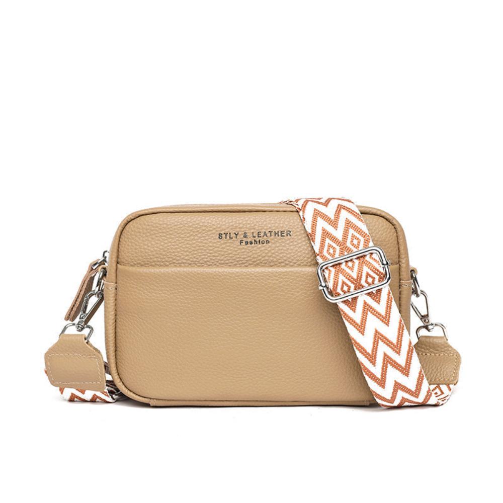 Women's Elegant Shoulder Bag with Wide Strap – Versatile Everyday and Evening Purse