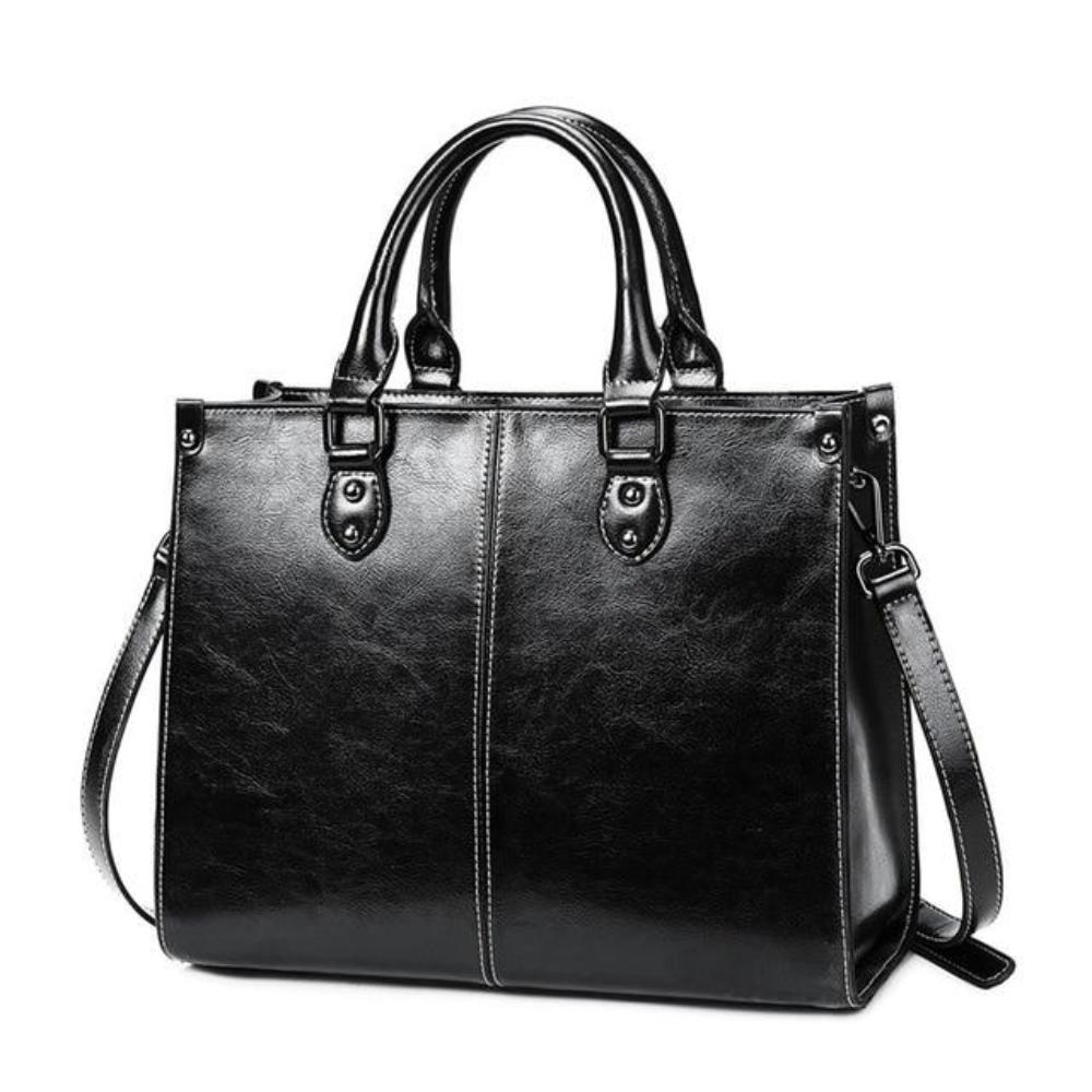 Women's Classic Structured Tote Bag for Work and Everyday Style
