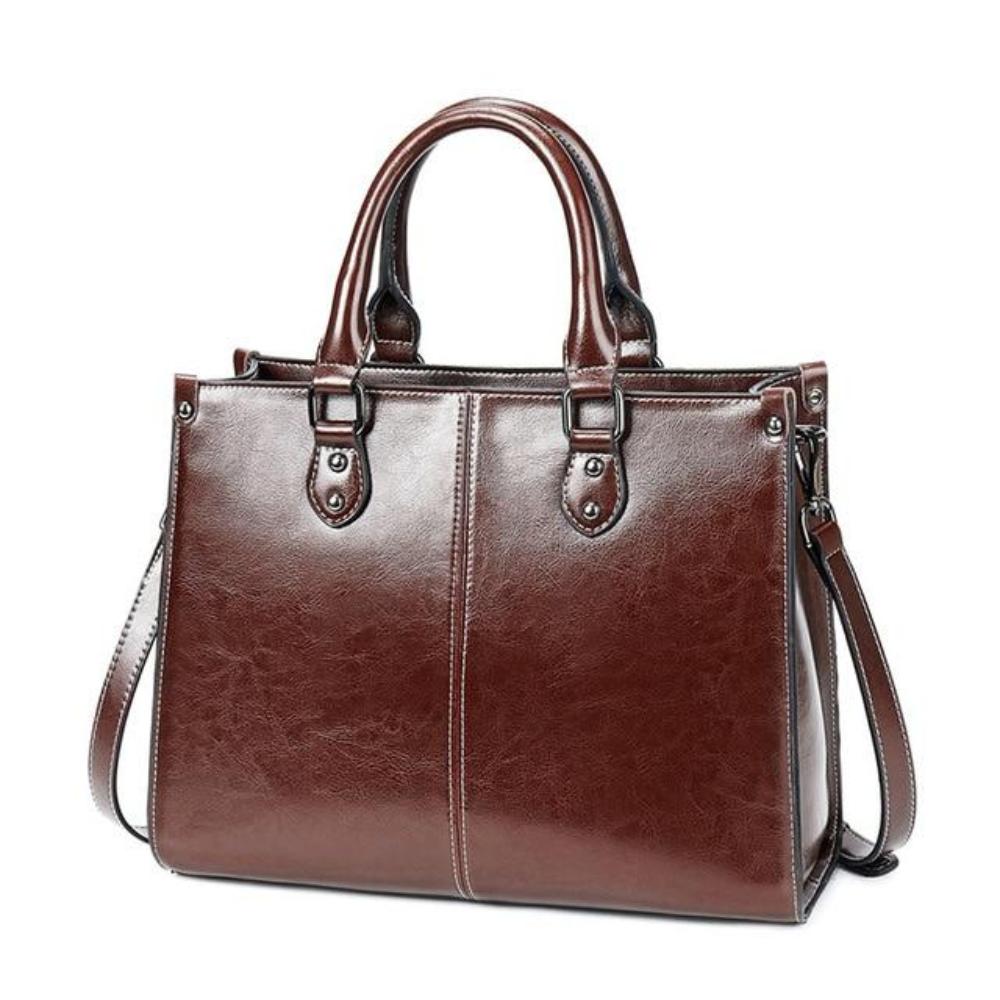 Women's Classic Structured Tote Bag for Work and Everyday Style